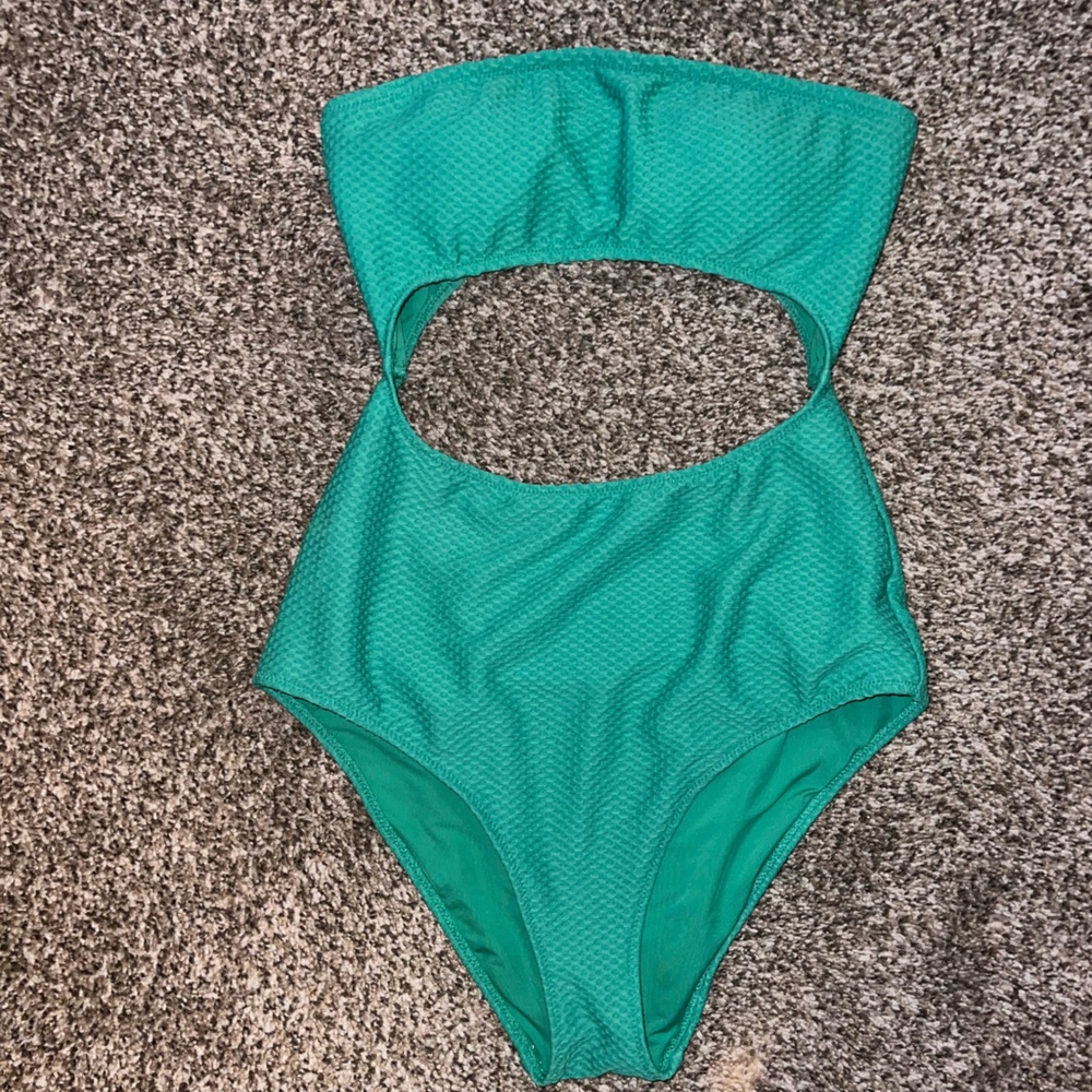 Aerie Green One Piece Swimwear